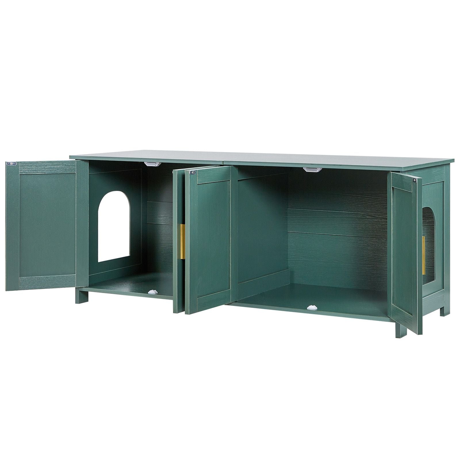 Cat Litter Box Enclosure for Multi Cats, 47.2 in Hidden Litter Box