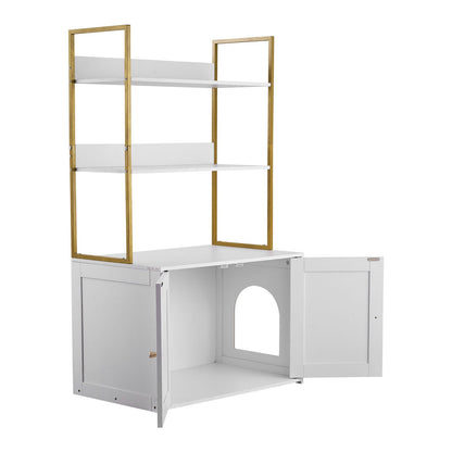 Cat Litter Box Enclosure Furniture, 27.6 in Hidden Litter Box
