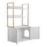VEVOR Cat Litter Box Enclosure Furniture, 27.6 in Hidden Litter Box