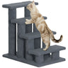 Cat Scratching Post 25 4-Step Carpeted Pet Stairs High Beds Sofas