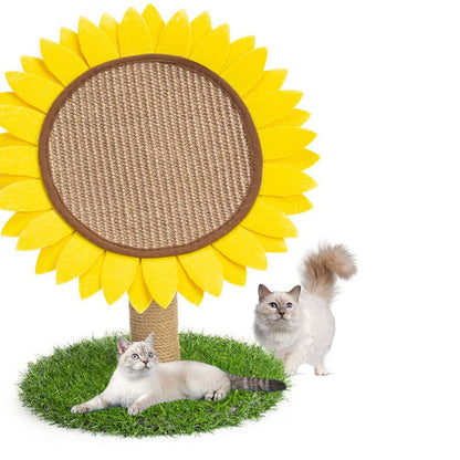 Cat Scratching Post; Cat Scratcher for Indoor Cats; Sunflower