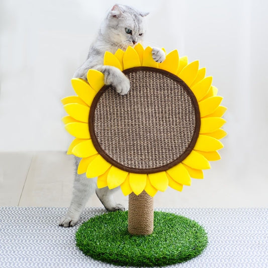Cat Scratching Post; Cat Scratcher for Indoor Cats; Sunflower