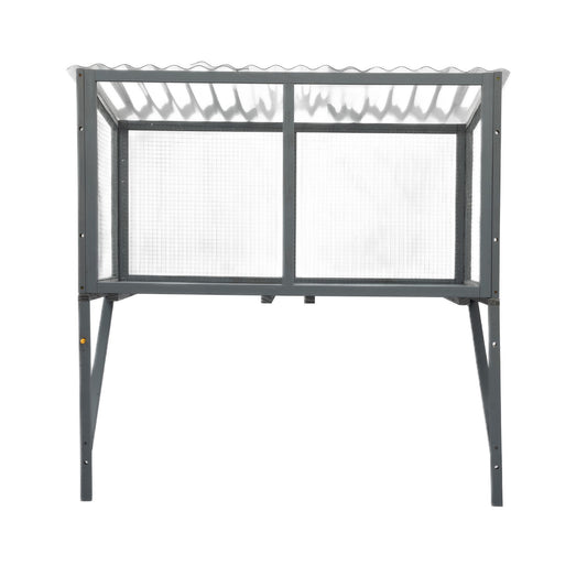 Cat Window Catio, Cat Outdoor Enclosure with Sun Sheet Roof, Wall