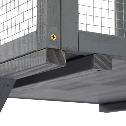 Cat Window Catio, Cat Outdoor Enclosure with Sun Sheet Roof, Wall