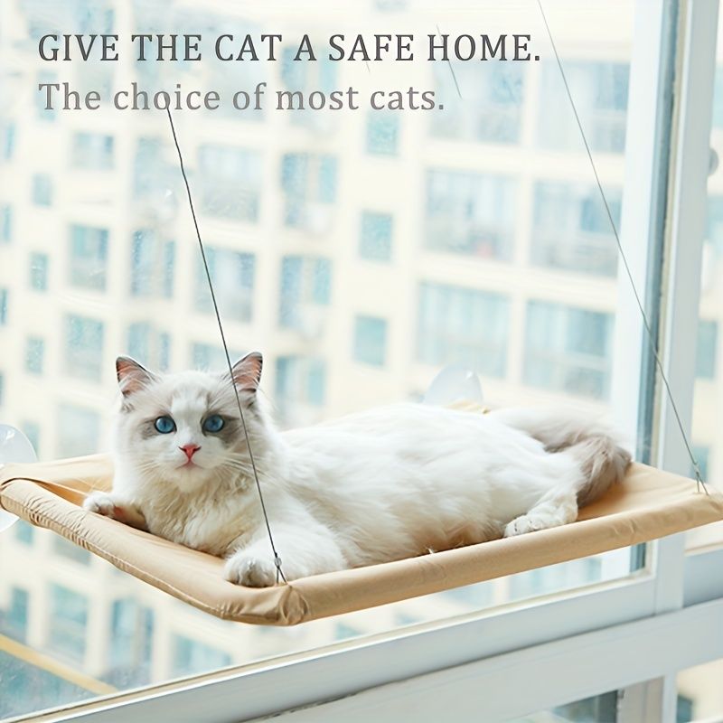 Cat Window Hammock 360° Sunny Seat Space Saving Cat Beds for Indoor