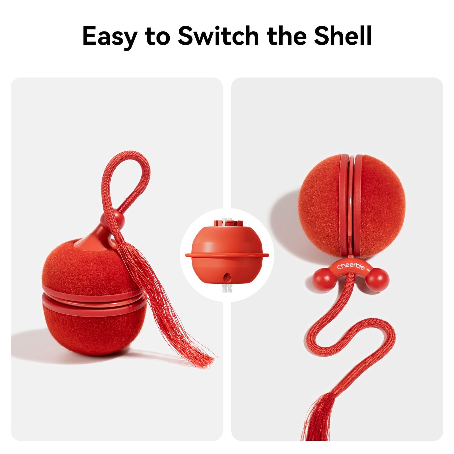Automatic Interactive Cat Toy, Wicked Ball Duo2, 2 in 1