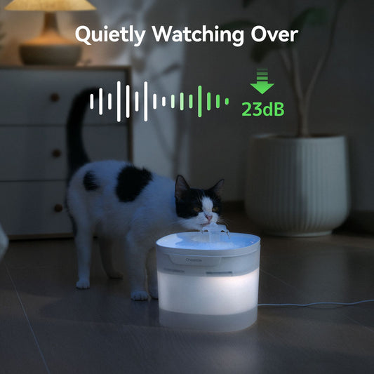 Pet Fountain Elfin E1 Lite, Automatic Pumpless Cat Dispenser