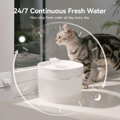 Pet Fountain Elfin E1 Lite, Automatic Pumpless Cat Dispenser