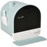 Covered Cat Litter Box, 17 X18.5", Indoor with Lid, Tray, Scoop