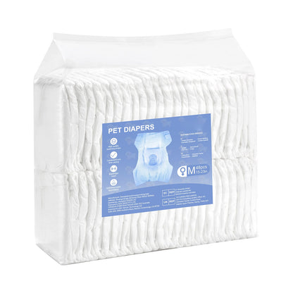 Disposable Dog Diapers, Super Absorbent Female Dog Diapers, 360°