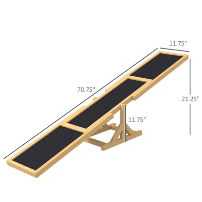 Dog Agility Ramp, Pet Seesaw