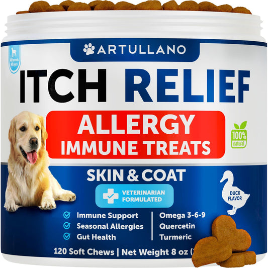 Skin & Coat Support Chews for Dogs, Omega-3 Fish Oil Blend