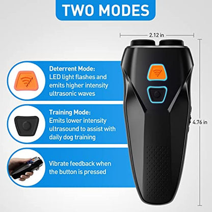 Dog Barking Control Devices Dual Sensor Anti Barking Device