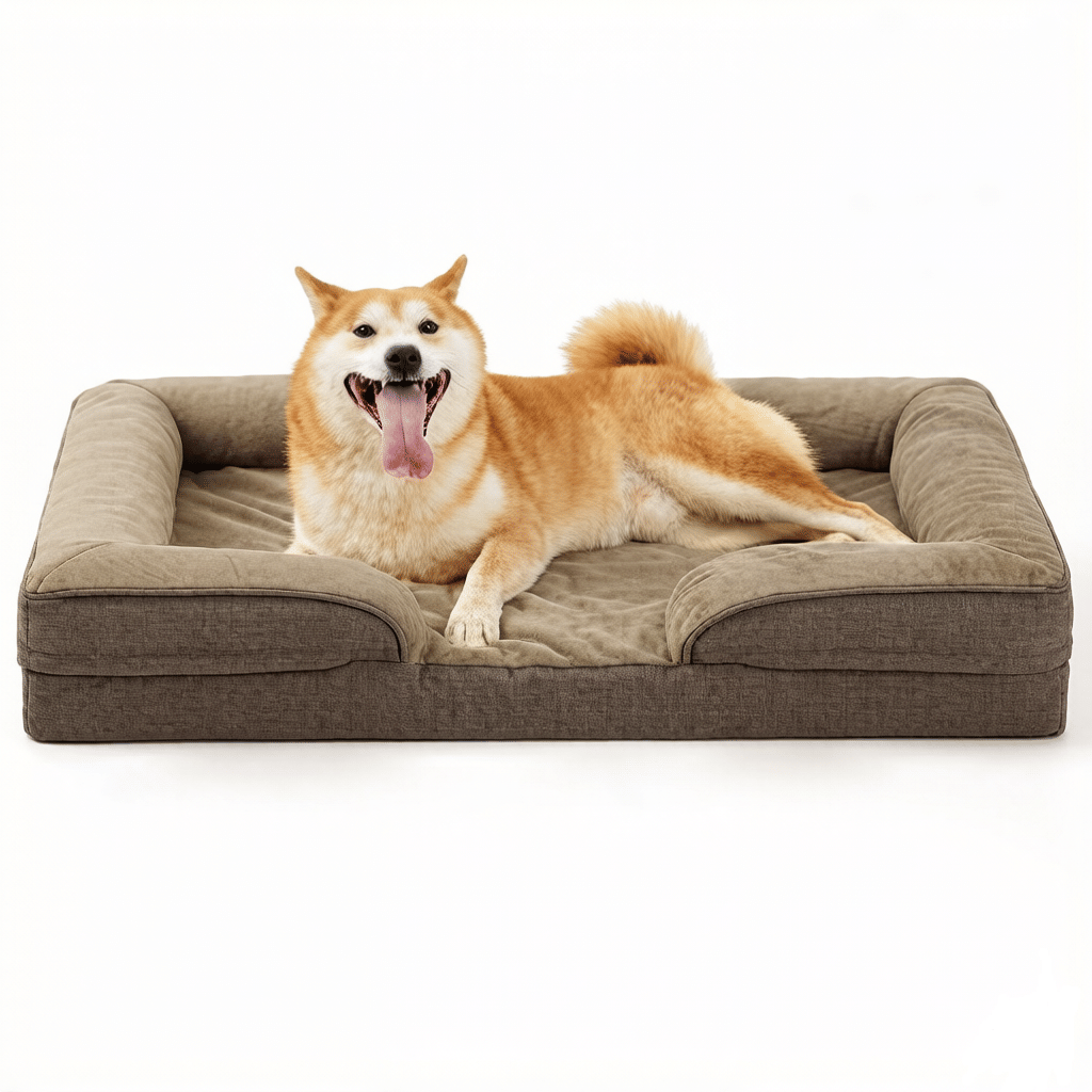 Dog Bed Orthopedic Dog Sofa for Large Dogs,Supportive Foam