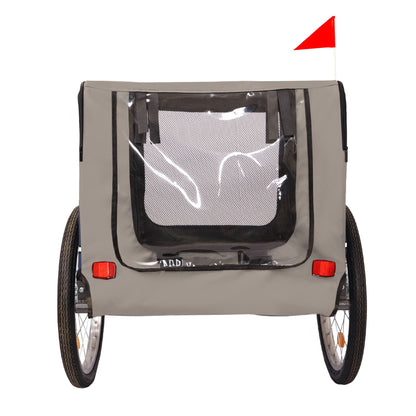 Dog Bike Trailer - Folding Pet Trailer Car for Bicycle, Folding