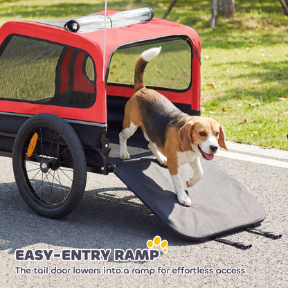 Dog Bike Trailer for Small & Medium Dogs, Universal Bicycle