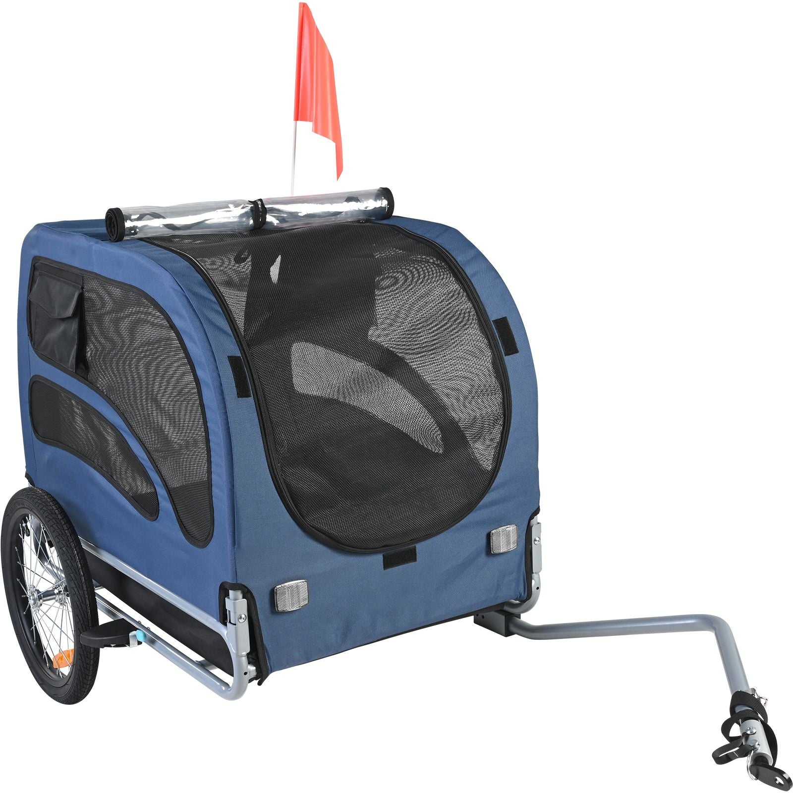 Dog Bike Trailer, Supports up to 100 Lbs, Pet Cart Bicycle Carrier