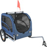 VEVOR Dog Bike Trailer, Supports up to 100 Lbs, Pet Cart Bicycle Carrier