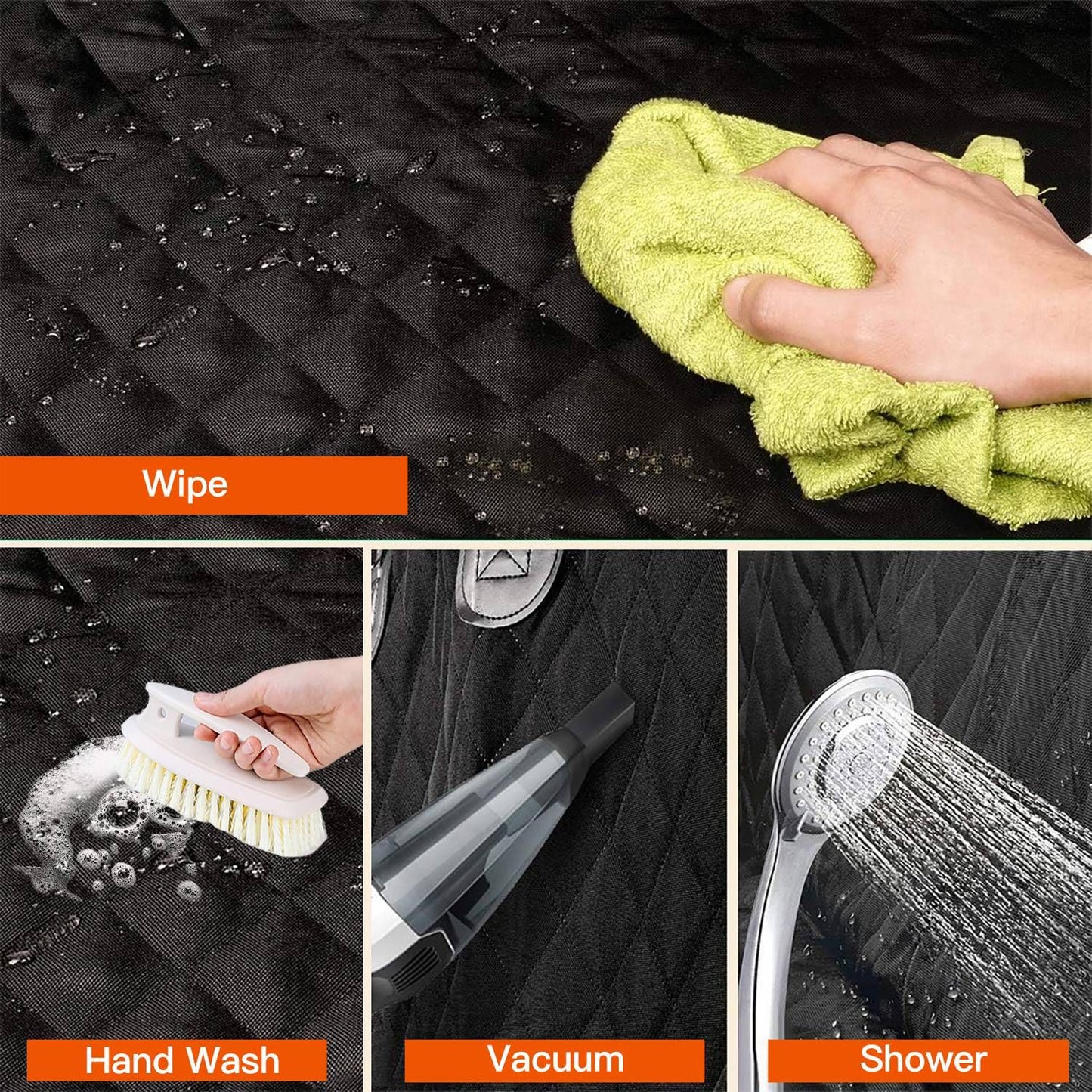 Dog Car Seat Cover, Back Seat Extender for Dogs,Dog Hammock for Car