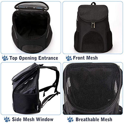 Dog Carrier Backpack Breathable for Small Pets/Cats/Puppies;