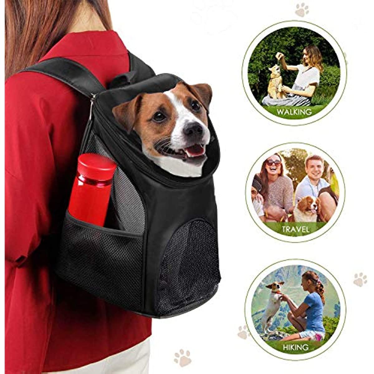 Dog Carrier Backpack Breathable for Small Pets/Cats/Puppies;