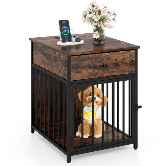 Dog Crate Furniture for Small Dogs Wooden Puppy Kennel