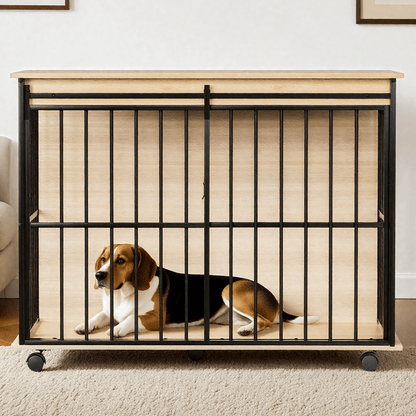 Dog Crate Furniture, Large-Sized Dog Crate Suitable for Medium