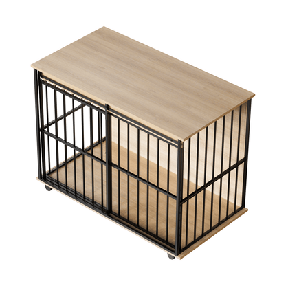 Dog Crate Furniture, Large-Sized Dog Crate Suitable for Medium