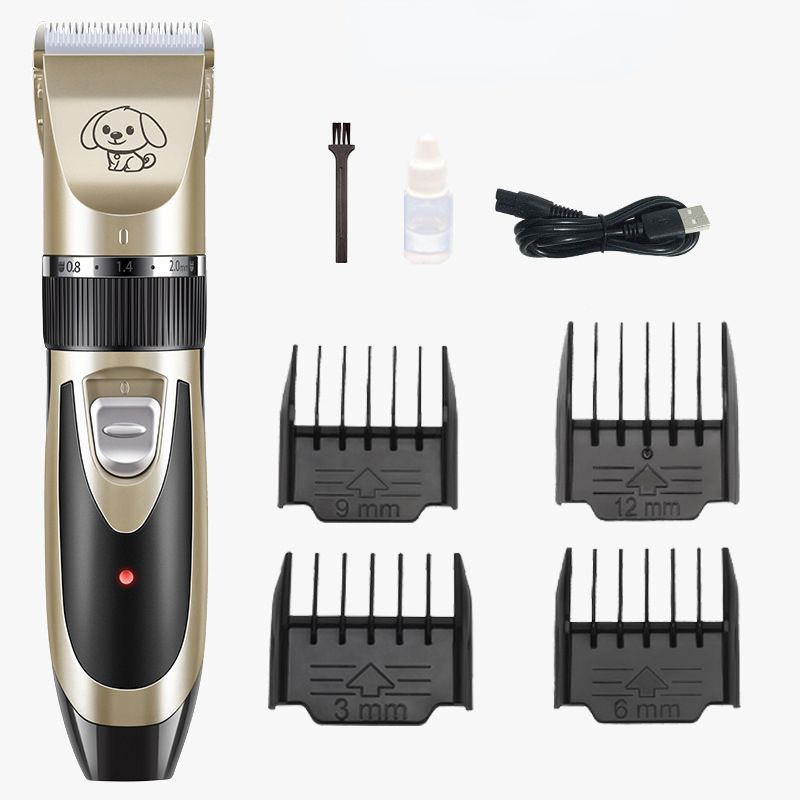 Dog Grooming Kit Clippers; Low Noise; Pet Grooming; Rechargeable;