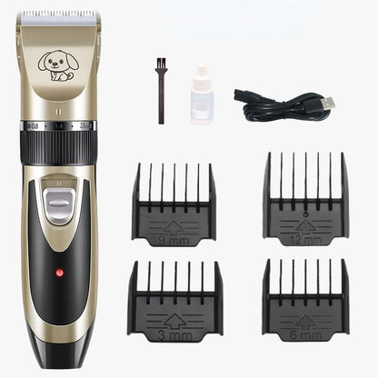 Dog Grooming Kit Clippers; Low Noise; Pet Grooming; Rechargeable;
