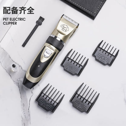 Dog Grooming Kit Clippers; Low Noise; Pet Grooming; Rechargeable;