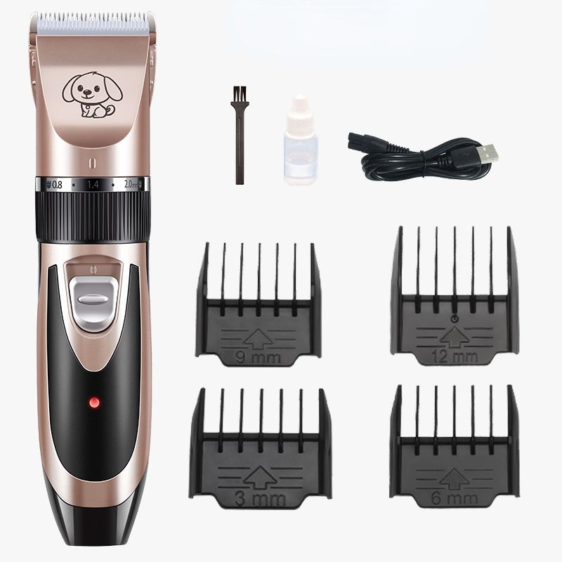 Dog Grooming Kit Clippers; Low Noise; Pet Grooming; Rechargeable;