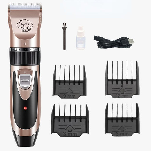 Dog Grooming Kit Clippers; Low Noise; Pet Grooming; Rechargeable;