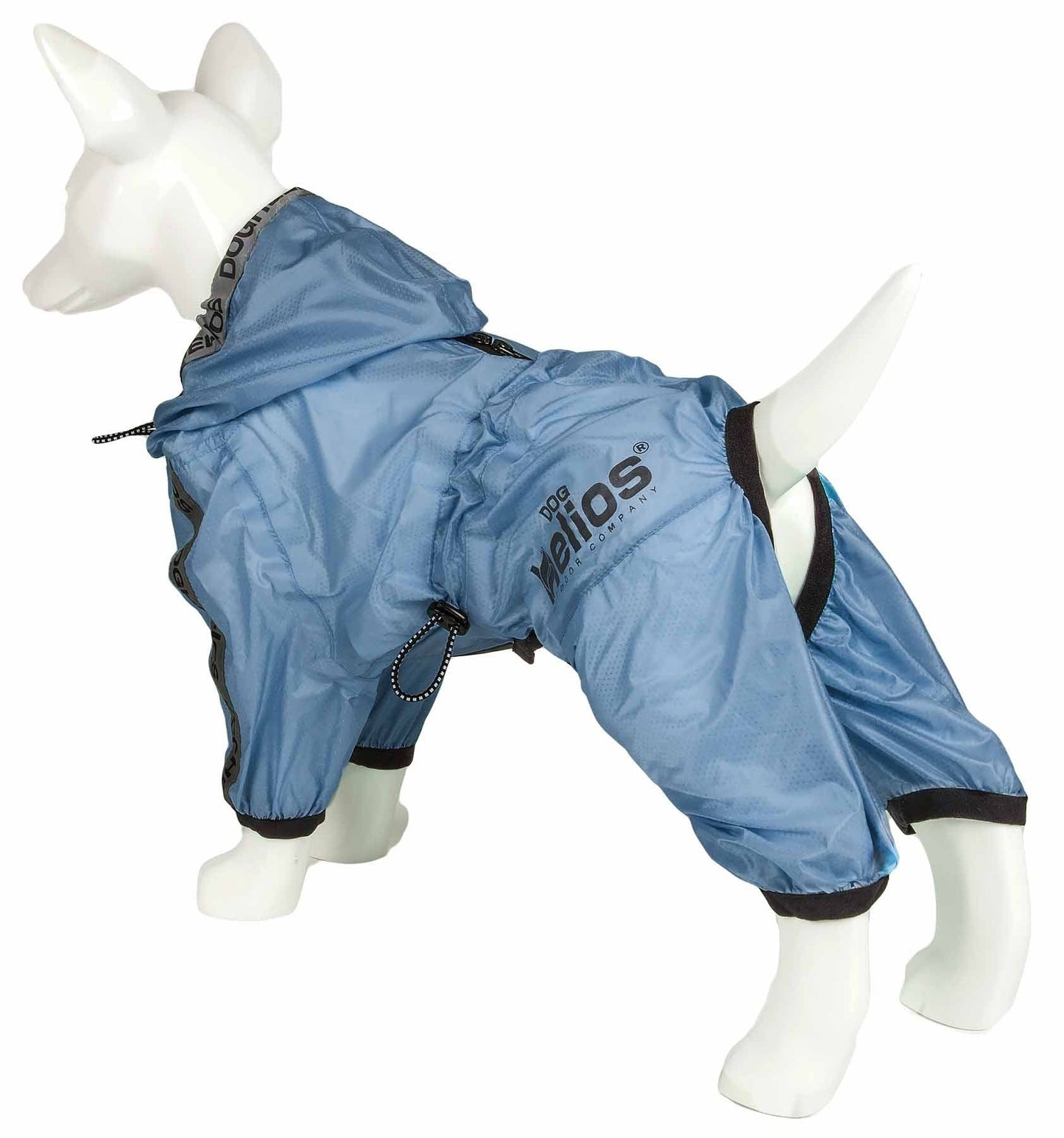 Waterproof Multi-Adjustable Full Bodied Pet Dog Windbreaker Raincoat