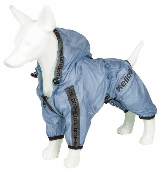 Waterproof Multi-Adjustable Full Bodied Pet Dog Windbreaker Raincoat