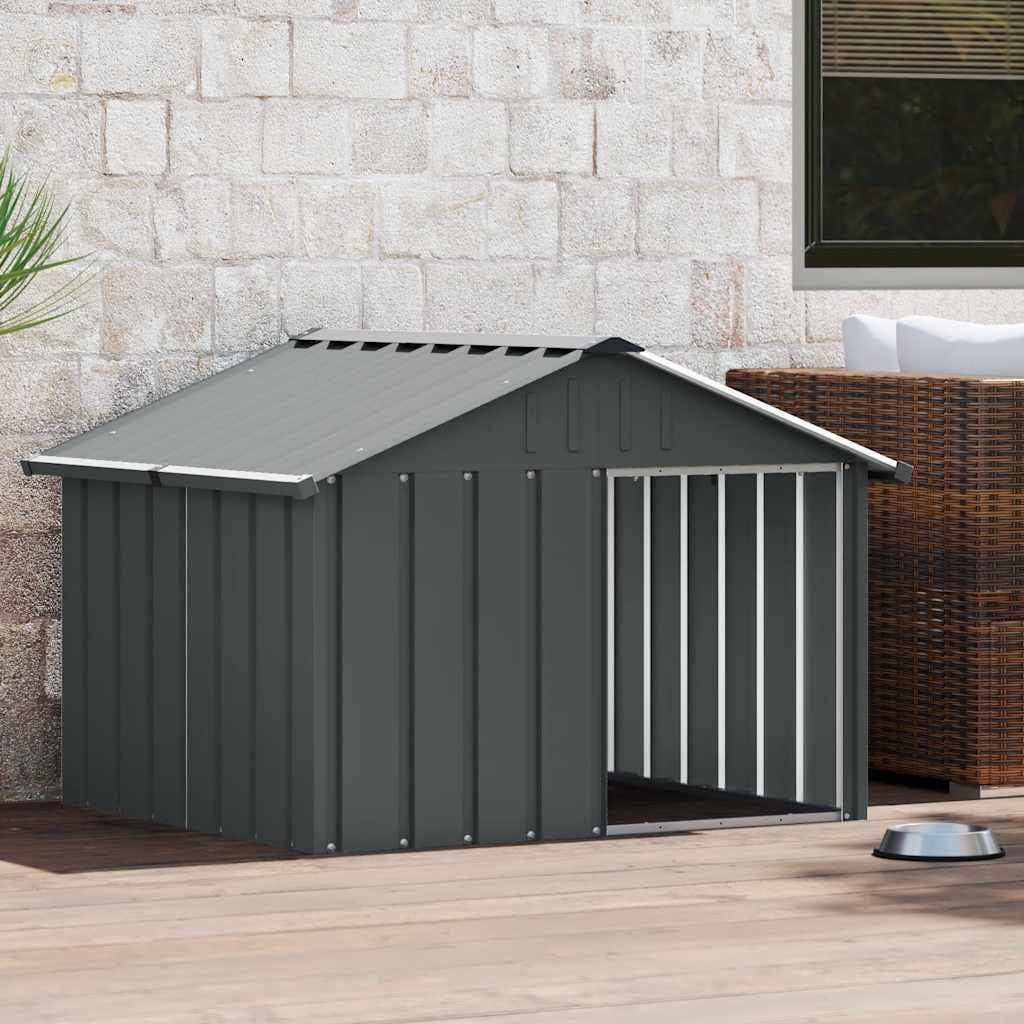 Dog House Anthracite 45.9 X32.1" Galvanized Steel