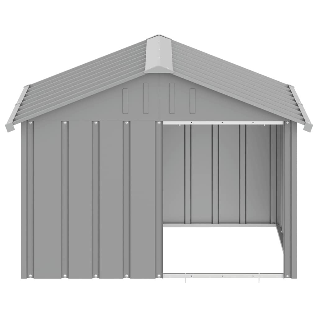 Dog House Gray 45.9 X32.1" Galvanized Steel