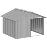 Dog House Gray 45.9 X32.1" Galvanized Steel