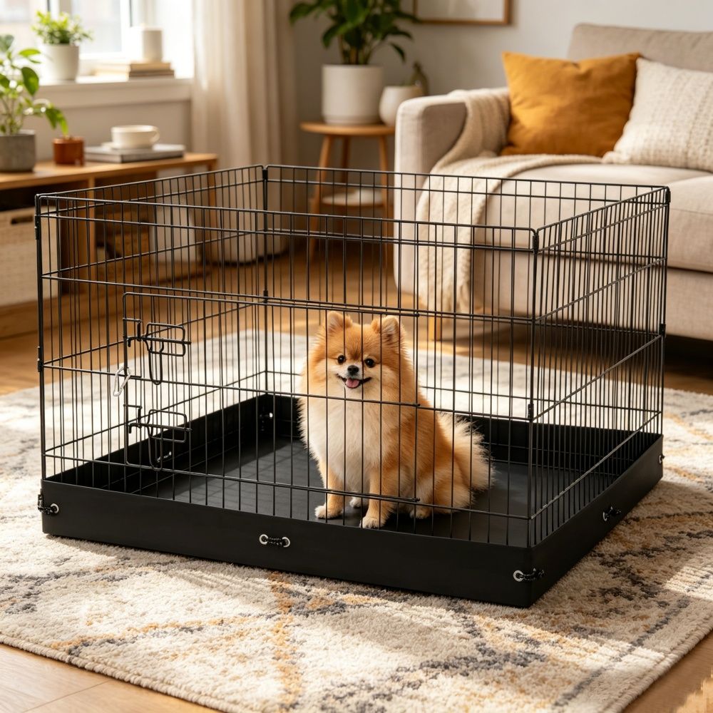 Dog House with Space-Saving for Outdoor
