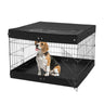 VEVOR Dog Playpen, 4 Pcs 24 X 36 in Panels Foldable Metal Pet Exercise with Door
