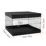 VEVOR Dog Playpen, 4 Pcs 24 X 36 in Panels Foldable Metal Pet Exercise