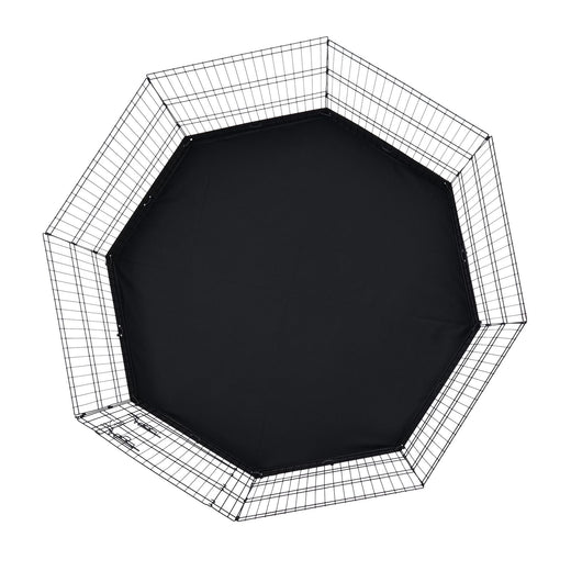 VEVOR Dog Playpen, 8 Pcs 30 W Panels Foldable Metal Pet Exercise Pen, Dog with Door