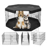 VEVOR Dog Playpen, 8 Pcs 30 W Panels Foldable Metal Pet Exercise Pen, Dog