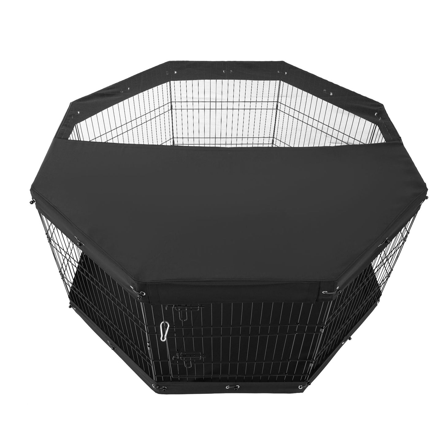 Dog Playpen, 8 Pcs 30 W Panels Foldable Metal Pet Exercise Pen, Dog