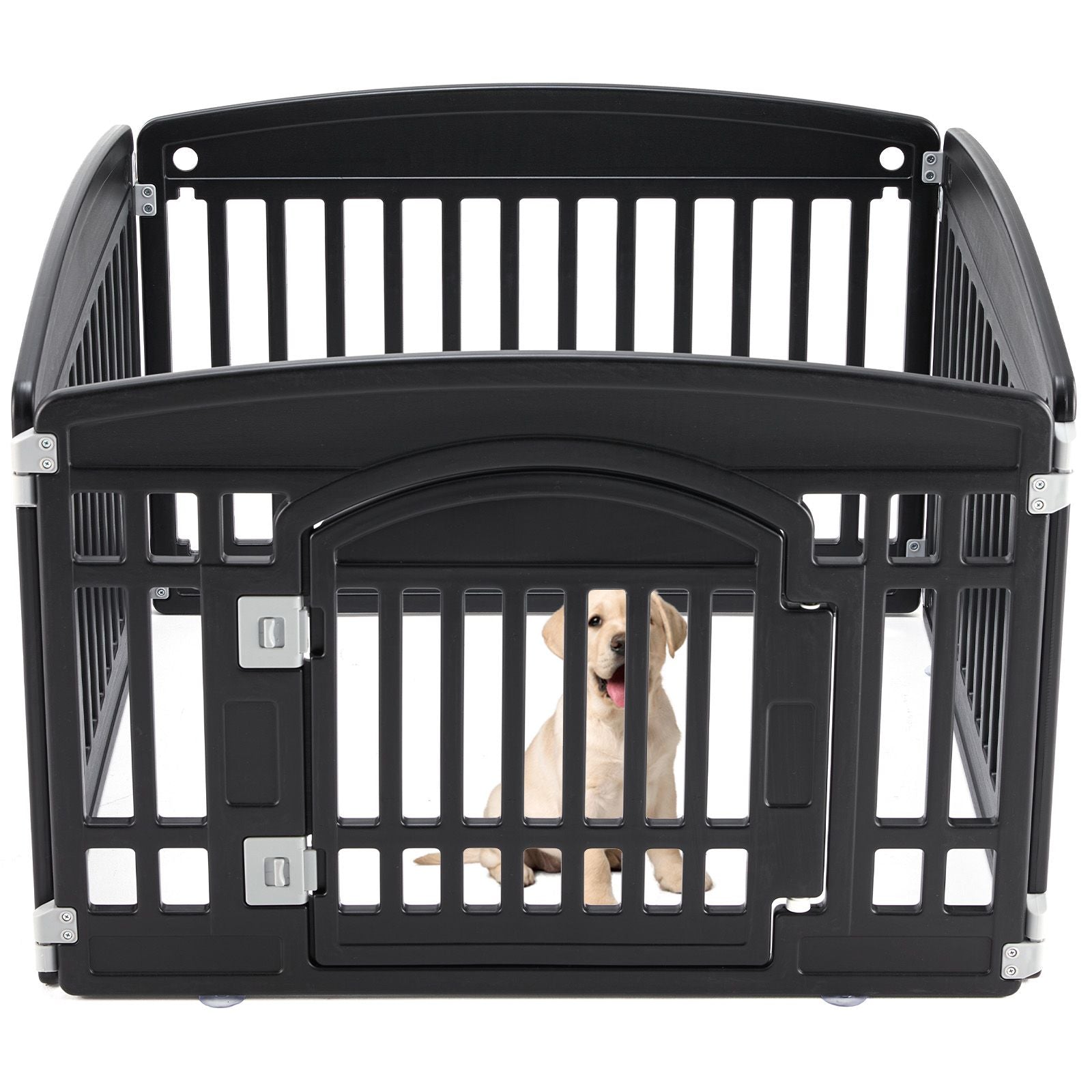 Dog Playpen Safe & Secure Indoor/Outdoor Pet Fence | Folding &