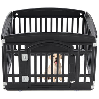 Dog Playpen Safe & Secure Indoor/Outdoor Pet Fence | Folding &