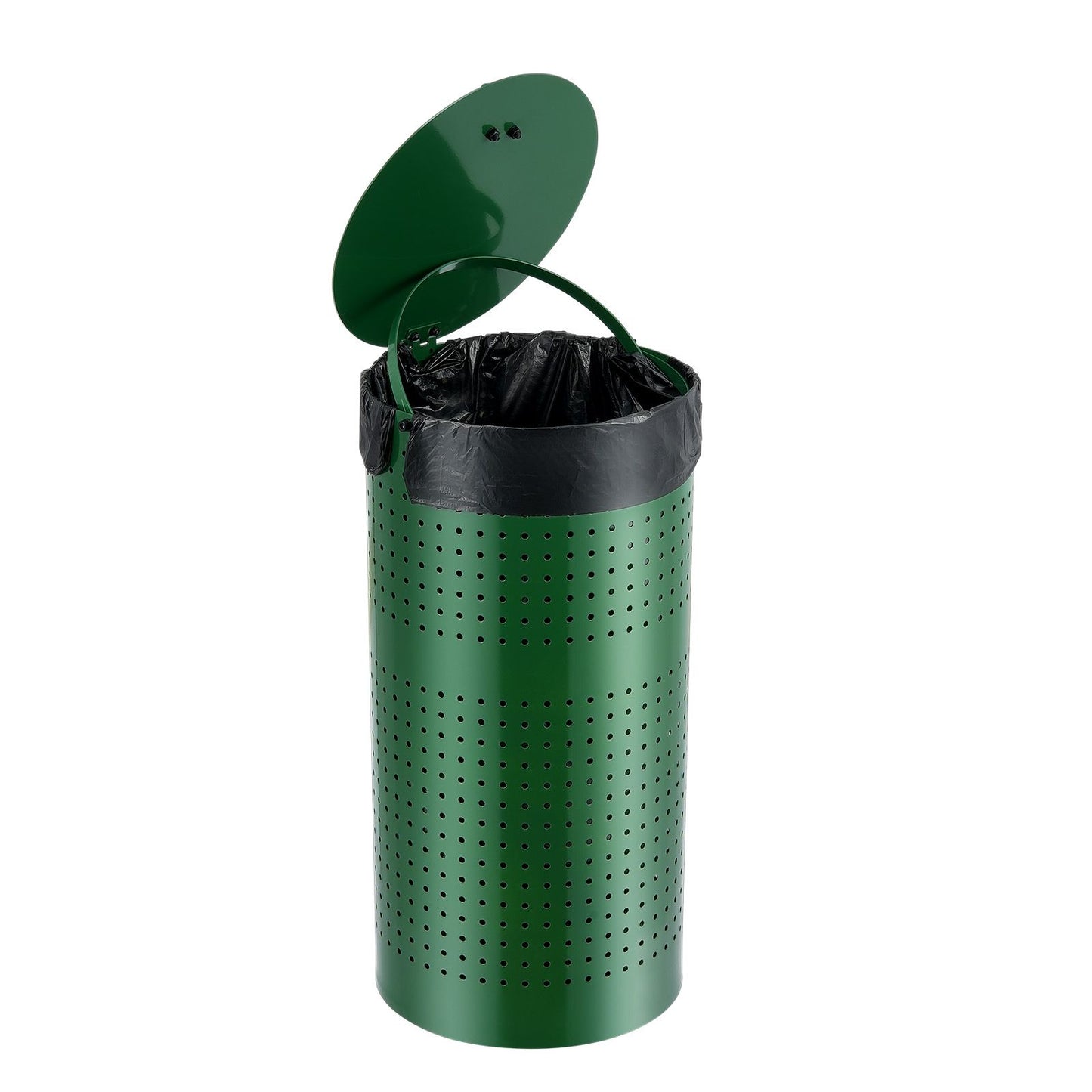 Dog Poop Trash Can with 50 Liner Bags, 11.5 Gallons Outdoor Dog
