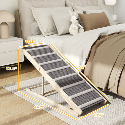 Dog Ramp for Couch, Foldable Pet Ramp for Small to Large Dog, 4