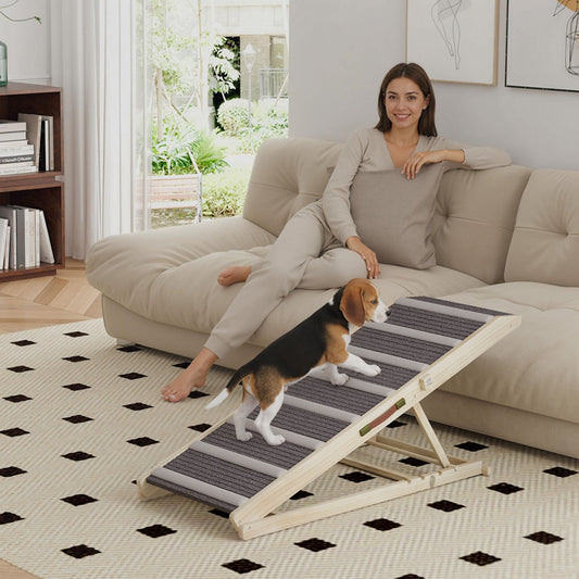 Dog Ramp for Couch, Foldable Pet Ramp for Small to Large Dog, 4