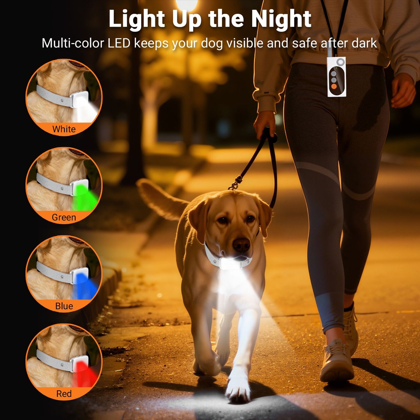 Dog Shock Collar with Remote Control – 3 Training Modes with Custom